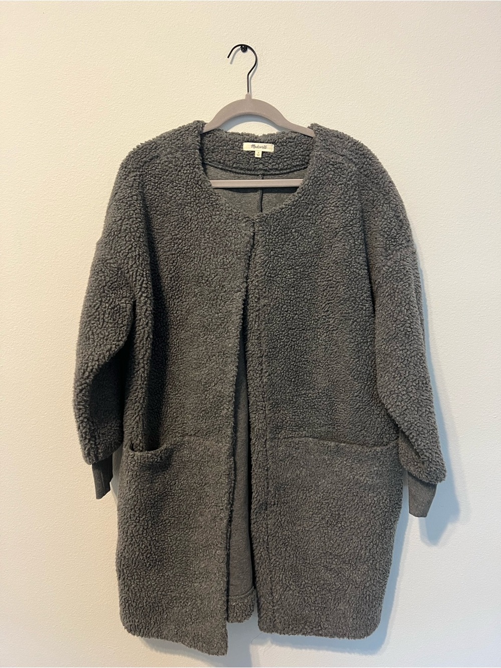 Madewell Teddy Coat - Charcoal